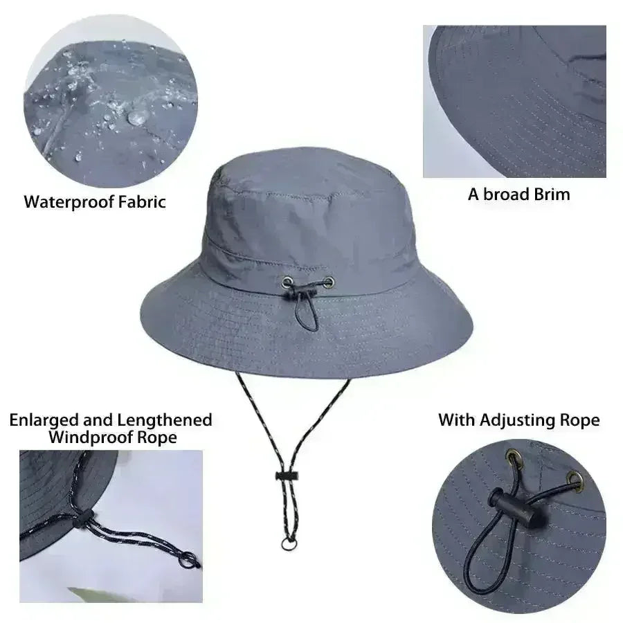Women Waterproof Sun Hat - UPF50+ UV Protection & Foldable