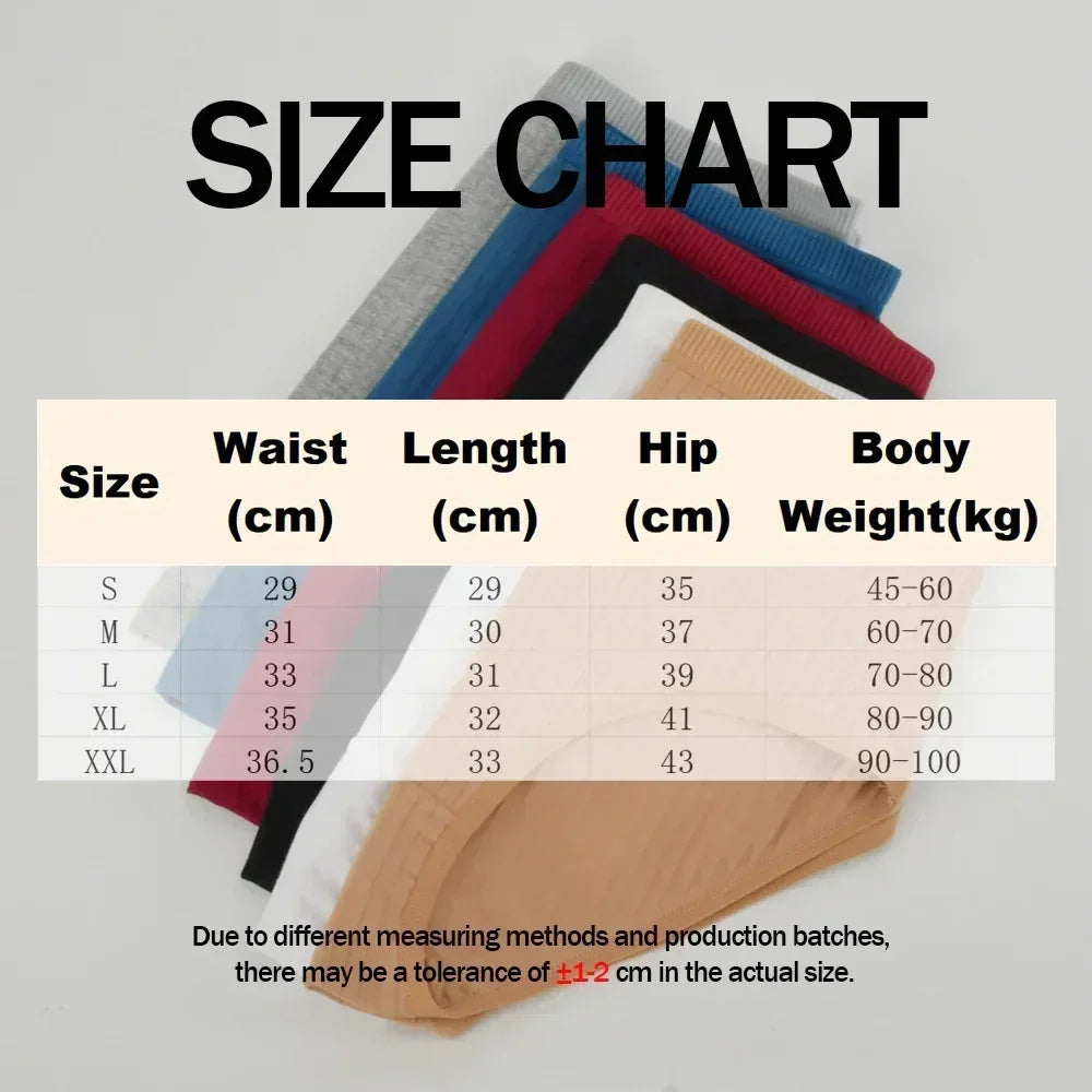Soft High Waist Cotton Panties Underwear For Women Breathable Plus Size Woman Briefs Female Lingerie Underpants Panty Striped