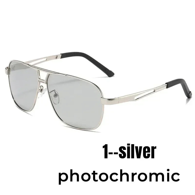 2024 UV400 Polarized Sunglasses Men Women Outdoor Discoloration Eyewear Men Trendy Photochromic Night Vision Sun Glasses