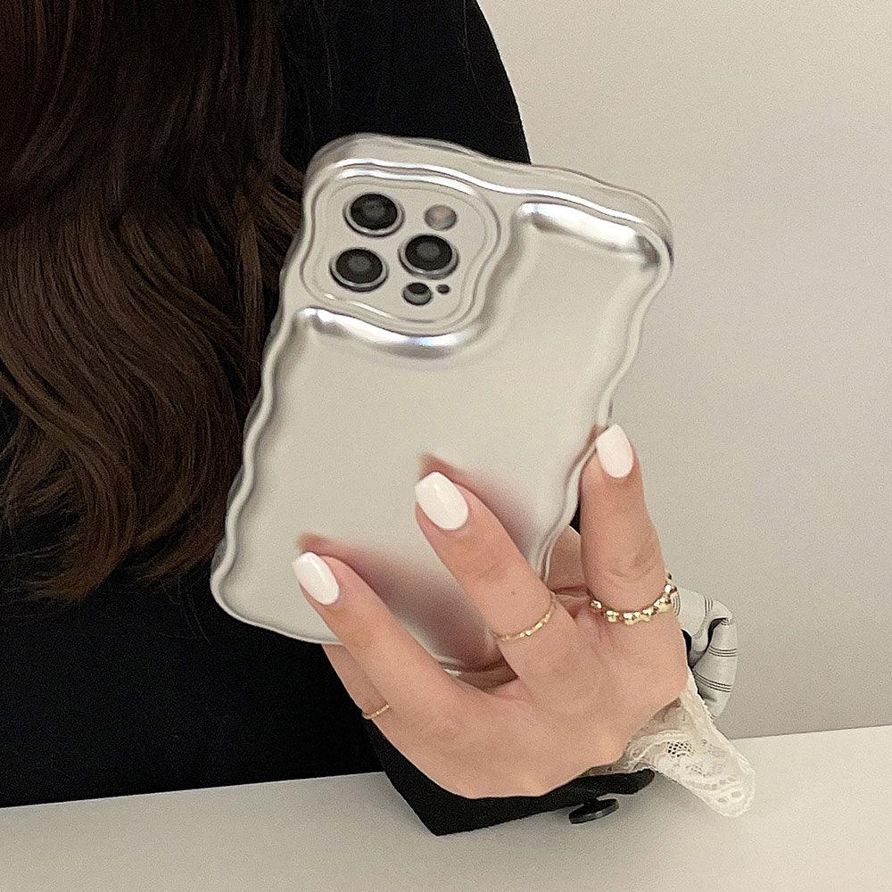Women Luxury Gold Color Shockproof Phone Case for iPhone 14 13 12 11 Pro Max X Xs Max XR Shock-Absorbing Elegant Shiny Case for iPhone Strong iphone Back Cover