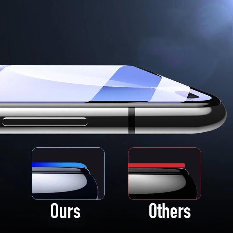 3PCS Full Cover Tempered Glass For iPhone SE  2022 2020 7 8 Plus Screen Protector Black Edge On iPhone SE3 SE2 Protective Glass Anti Fingerprint Film Screen Protector for iPhone