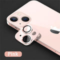 Camera Lens Metal Protector Glass For iPhone 14 Pro 13Pro 13 12 Pro Max Plus Full Cover Lens Protective Cap For iPhone 13 14Pro Tempered Glass Lens Film Metal Camera Screen Protection HD Clear Lens Protector