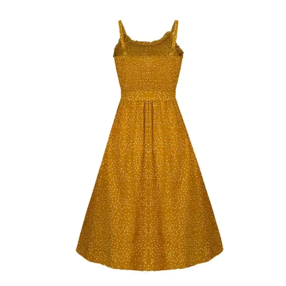 Polka Dot Maxi Dress – Light & Flowy Summer Dress