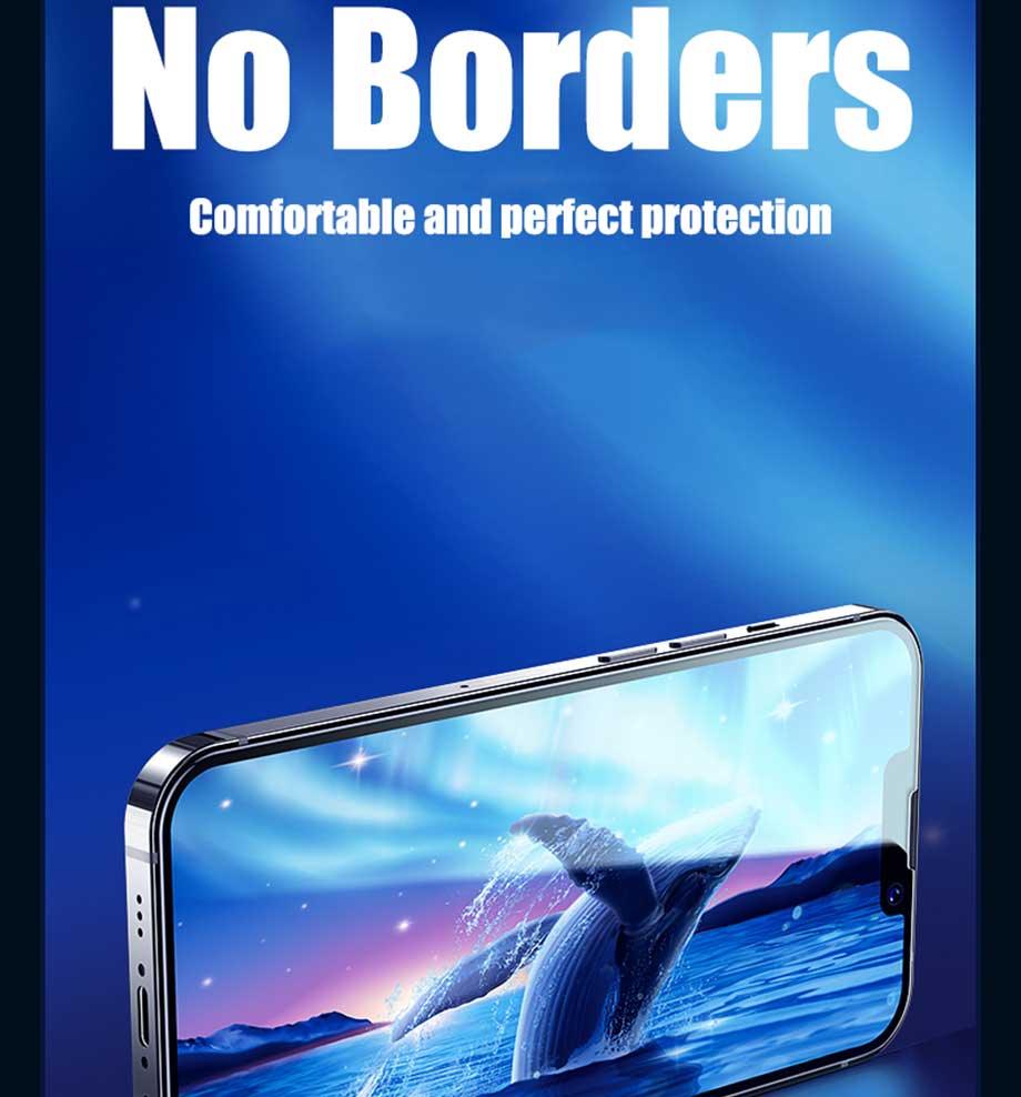 4PCS Tempered Glass For iPhone 11 12 13 14 Pro MAX XR X XS Max Screen Protector on For iPhone 12 11 13 14 Mini 7 8 6 Plus Glass Edge- Bubble Free- Scratch Resistant Protective Film For iPhone