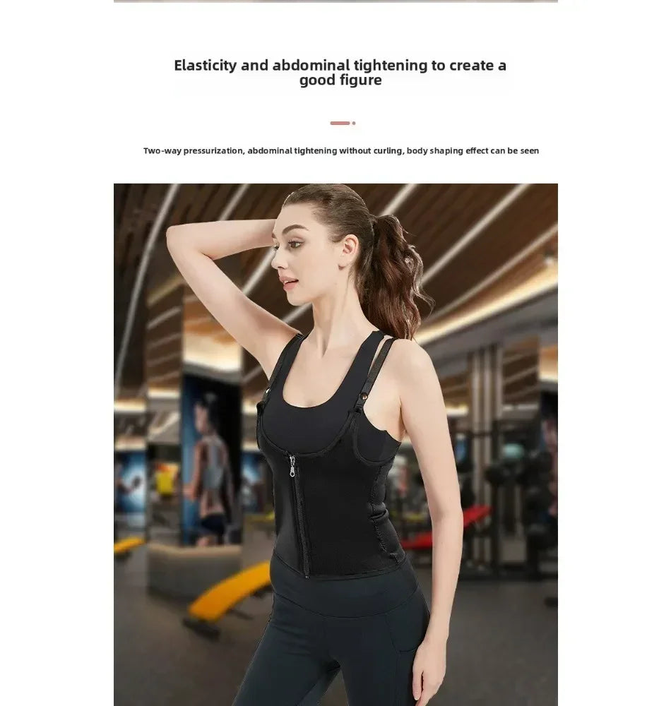 Ladies Lingerie Hree Row Buckle Zipper Bodice Women's Corset Put Away Abdomen Appearing Thin  Breathable Comfortable Lingerie
