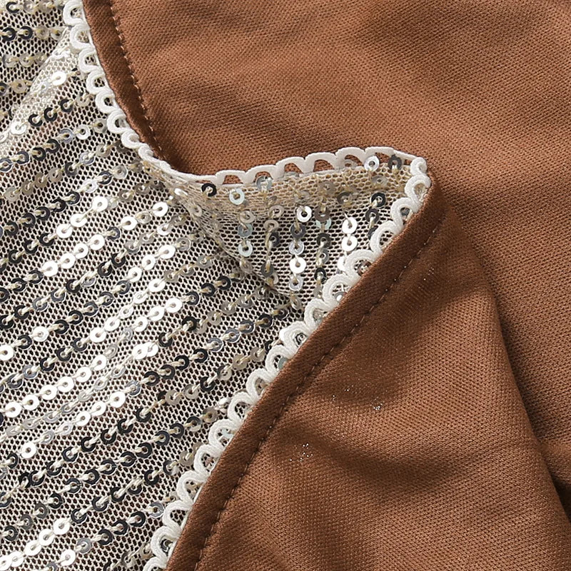 Sleeveless Glitter Sequined Evening Party Club Maxi Dress