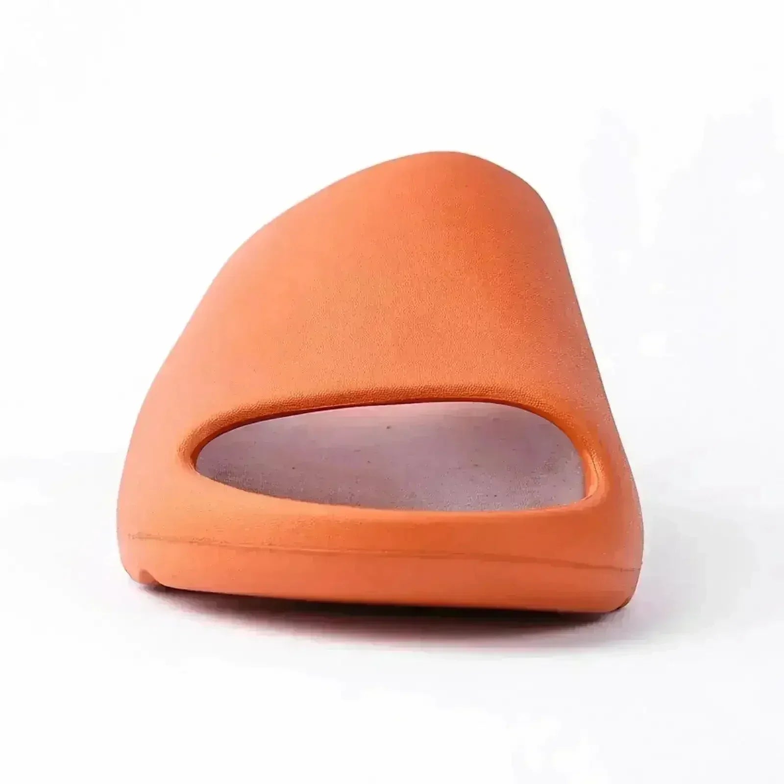 Platform Pillow Slides for Women - Orange Chunky Shower Slippers