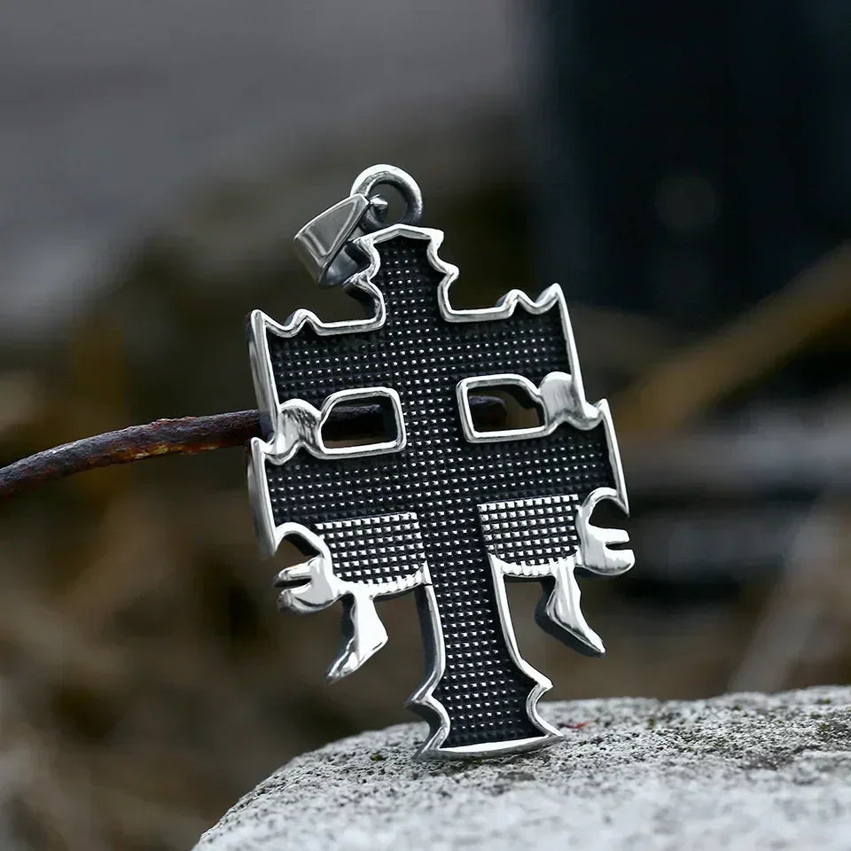 Beier 2022 New Creative Design Jesus Cross Pendant For Men Punk Hip Hop Skull Christian Jewelry Wholesale