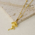 1Pc Temperament Fashion Summer Beach Blue Marine Life Sea Horse Shell Turtle Mini Fish Bead Necklace Classic Clavicle Chain