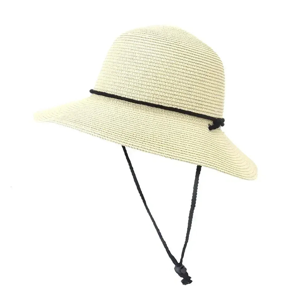 2025 Fashion Korean Version Women's Beach Summer Sun Hat Travel Breathable Beach Sunshade Sun Hat Dome Basin Hat
