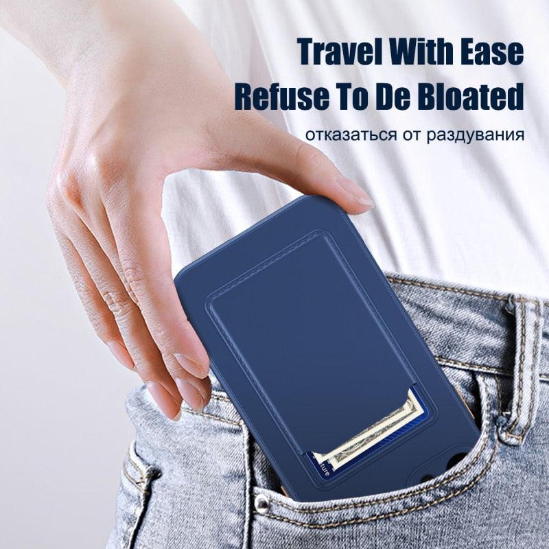 White Soft Wallet Card Holder Phone Case For iPhone 11 12 13 Pro Max Camera Protective Case Wallet Holder Cover Soft Portable Silicone Back Cover Durable Phone Case