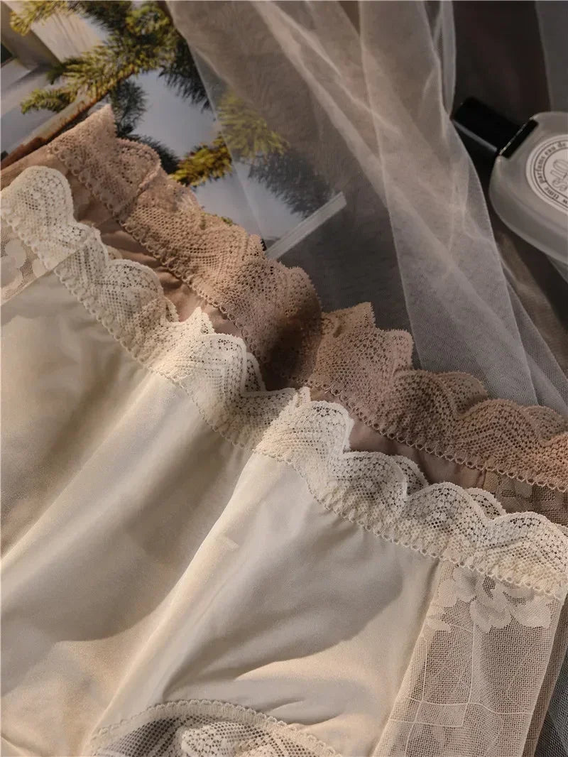XL-3XL Big Size Women Lace Panties Summer Transparent Hollow Briefs Female  Lingerie Sexy Underwear Breathable Underpants New