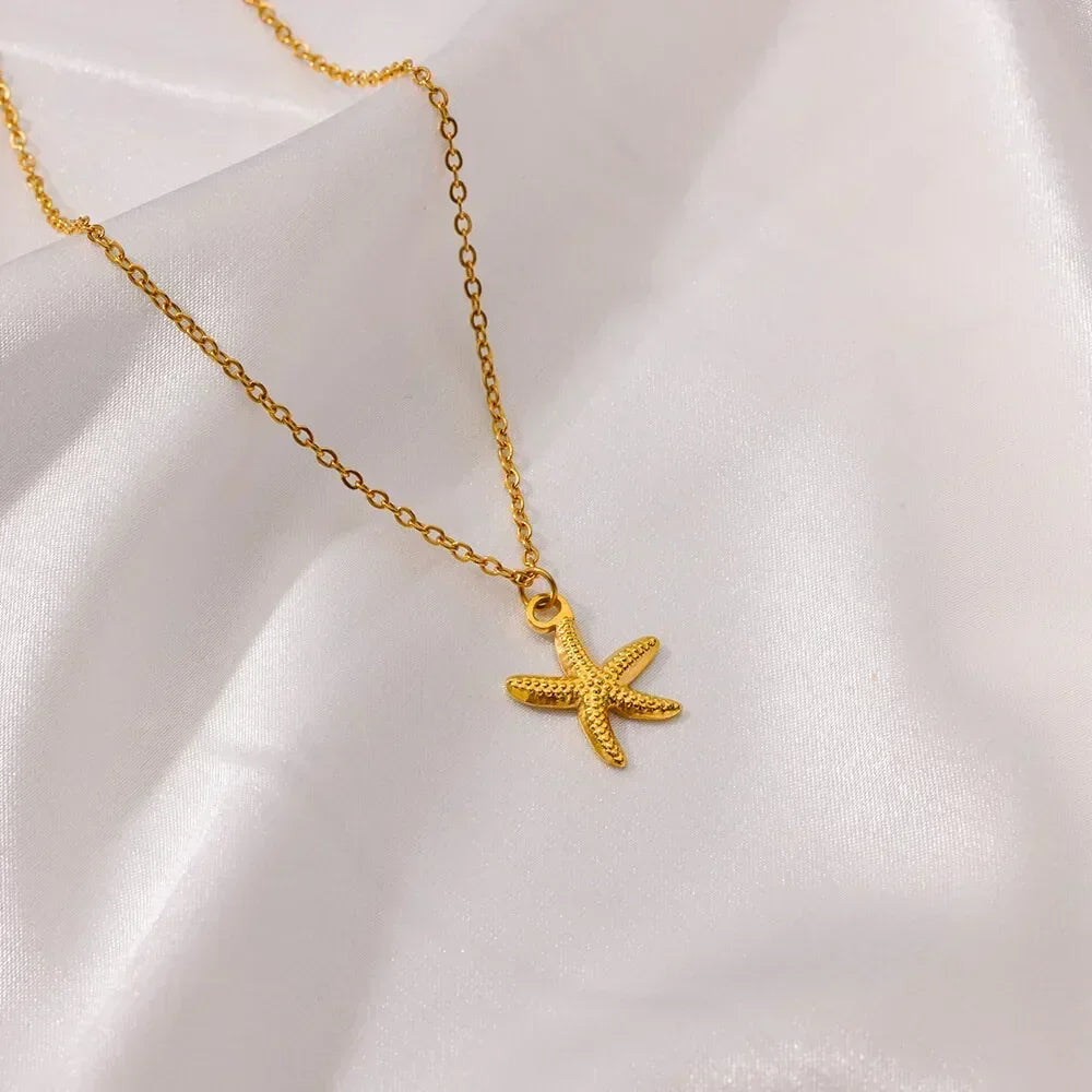 316L Stainless Steel Multilayer Heart Necklace For Women Girls Goth Gold Color Clavicle Chain Charm Choker Jewelry Birthday Gift