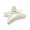 Pearl White Star Claw Clip