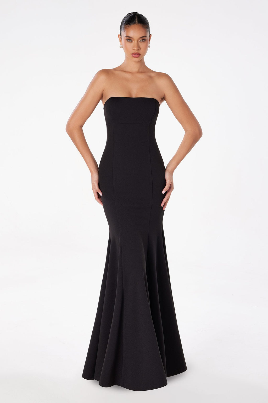 Astee T2010 Fitted Strapless Mermaid Gown