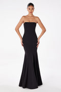 Astee T2010 Fitted Strapless Mermaid Gown