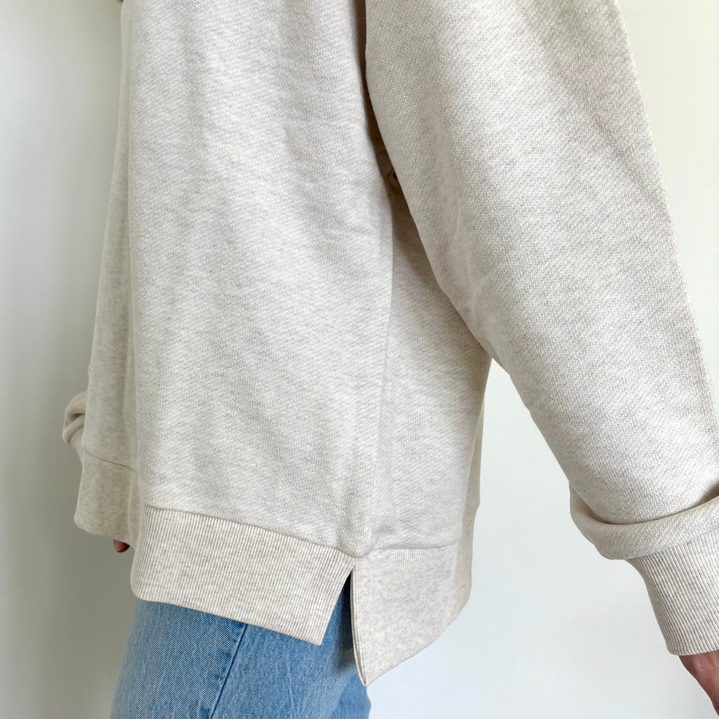 Heather Almond Terry Hoodie