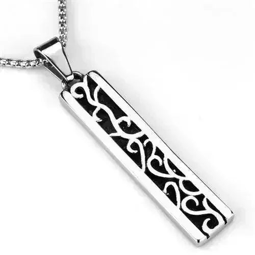 High-Polish Steel Necklace TK2007 – Plating-Free Mirror Finish