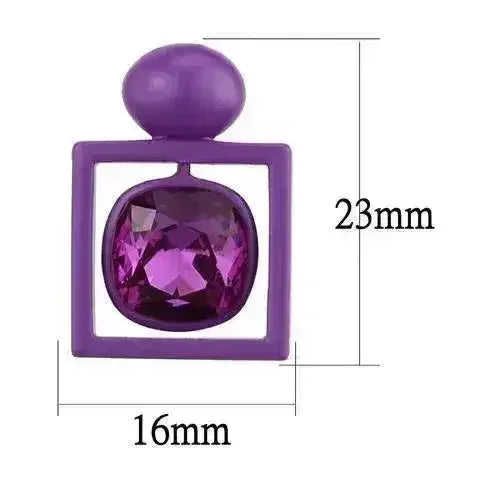 TK2789 - No Plating Stainless Steel Earrings with Top Grade Crystal