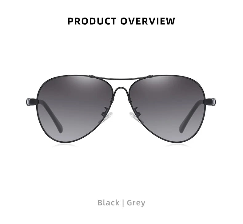 BARCUR Polarized Pilot Sunglasses for Men – Stylish Anti Blue Light UV400 Protection Gradient Mirror Lens Stainless Steel Trendy Frame – Fashion Aviator Sun Glasses for Men Ideal for Driving Travel Summer & Outdoor Activities