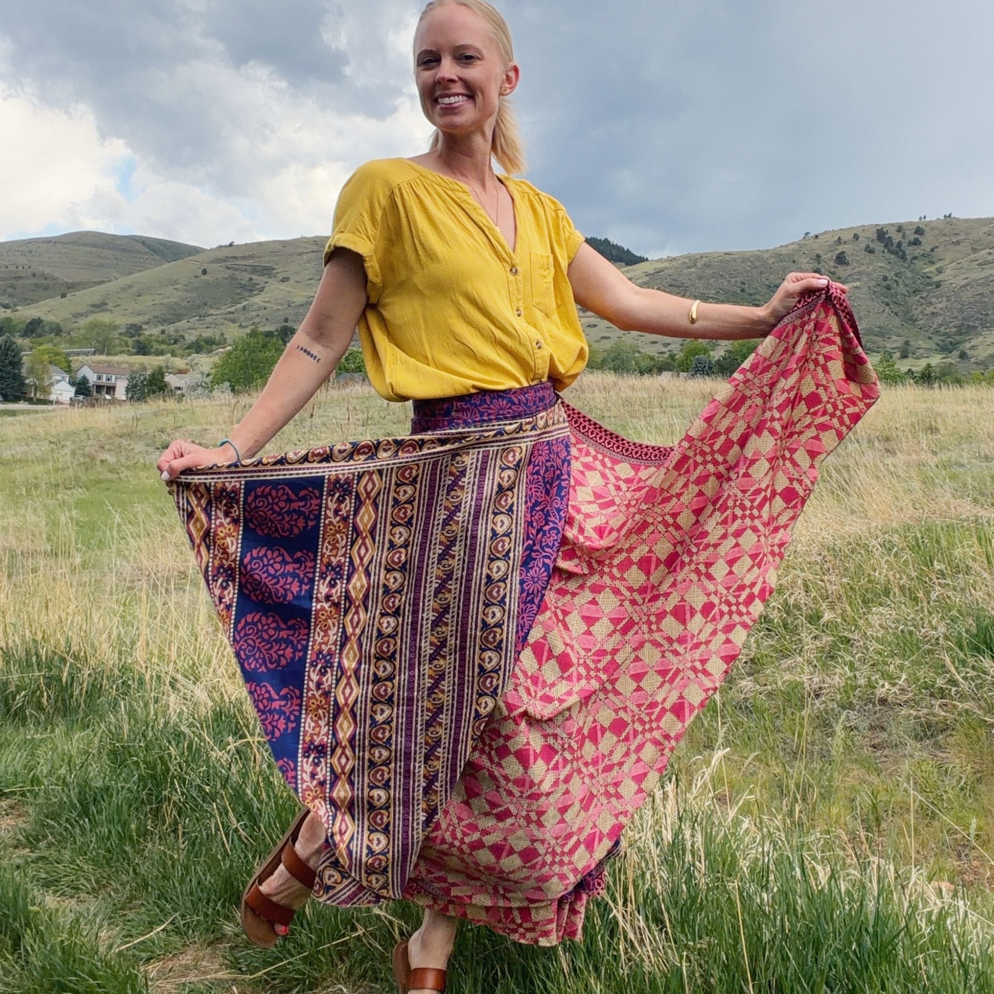 Made With Love: The Original Sari Wrap Skirt