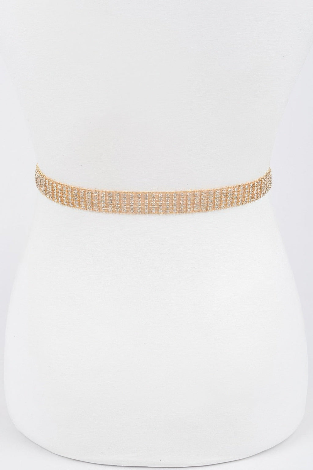 Heart Shape Buckle Rhinestone Belt