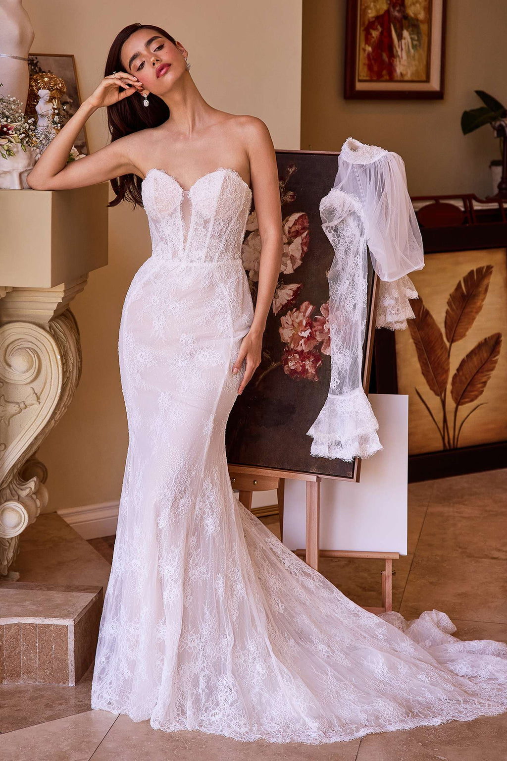 Andrea & Leo WL042 Dress Versatile Fitted Lace Bridal Gown