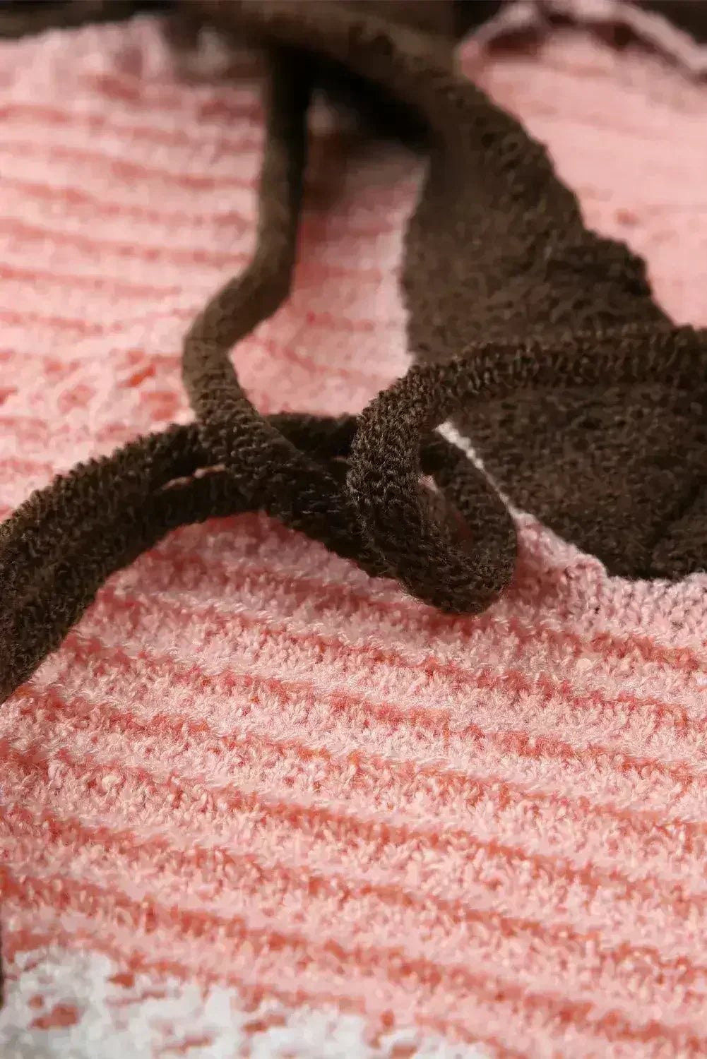 Women's Brown Beach Bonfire Knitted Hoodie