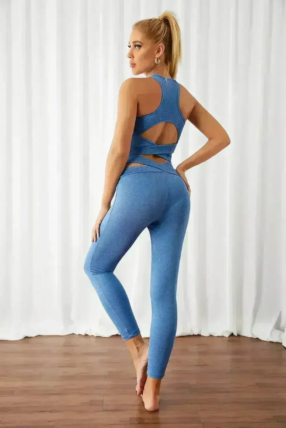 Sports Bra and Leggings Set