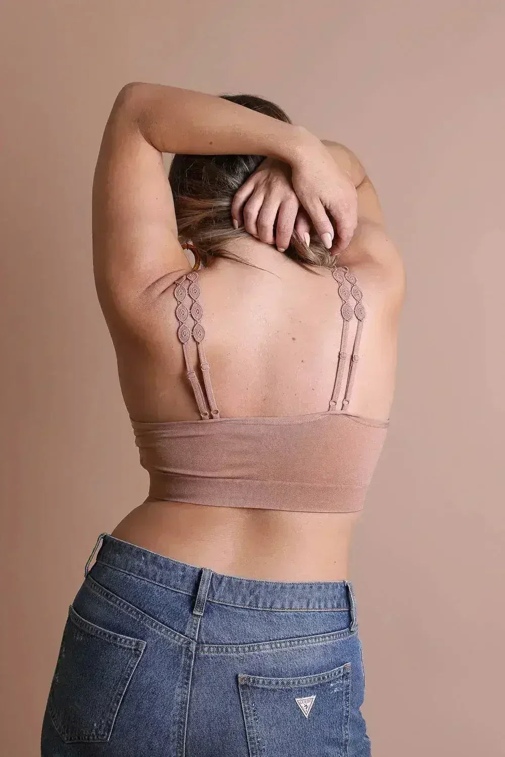 Eye Lace Applique Bralette