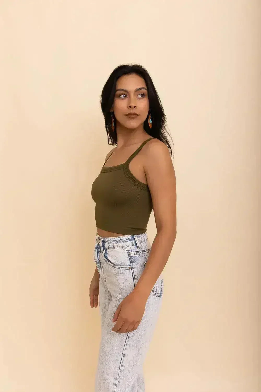 Sleek Comfort Seamless Brami Top - Soft & Stylish