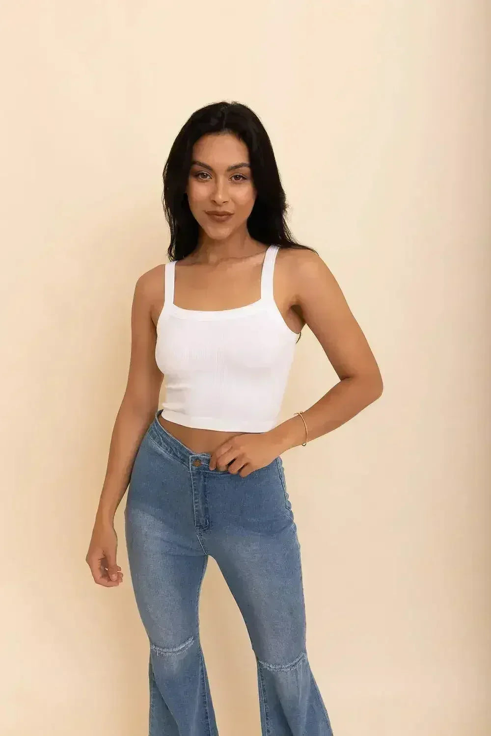 Sleek Comfort Seamless Brami Top - Soft & Stylish