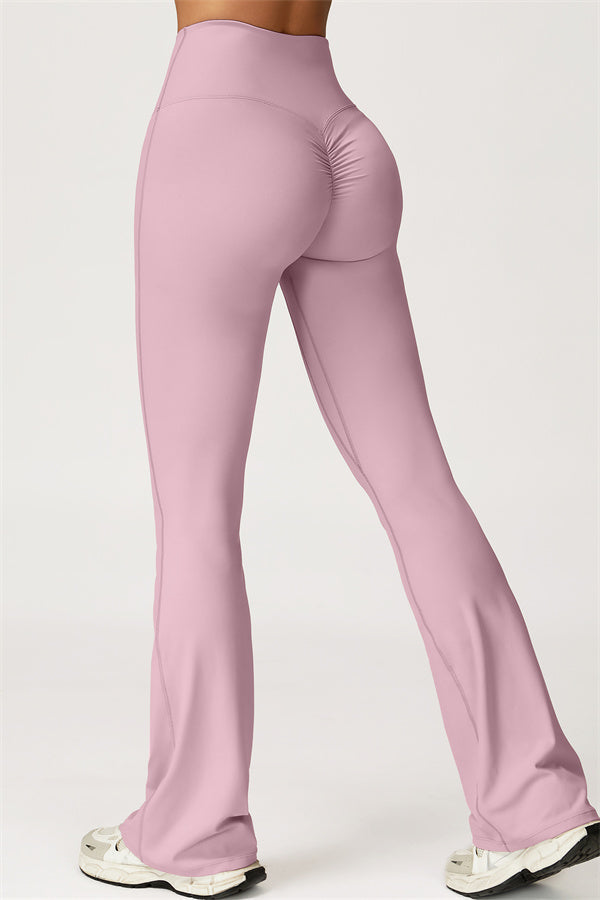 The Lily Belle Crop Top Flared Leggings 2-Piece Set