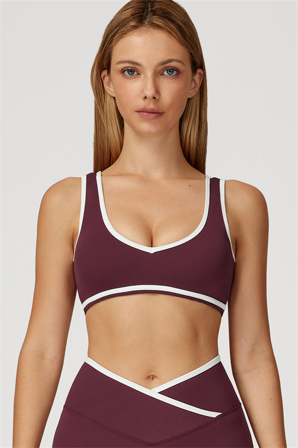 The Stamina Sports Bra Flared Leggings 2-Piece Set