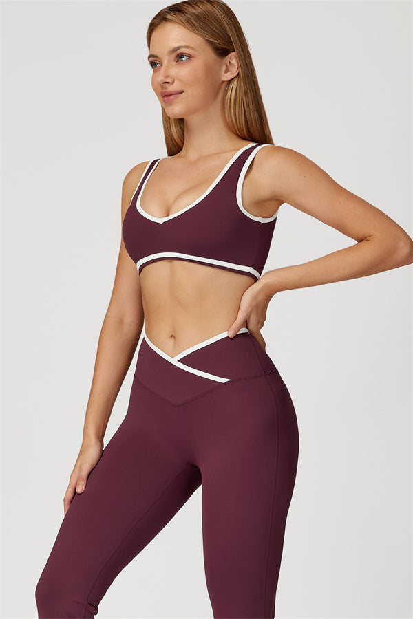 The Stamina Sports Bra Flared Leggings 2-Piece Set
