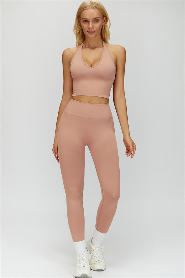 The Delight Halter Top Leggings 2-Piece Set