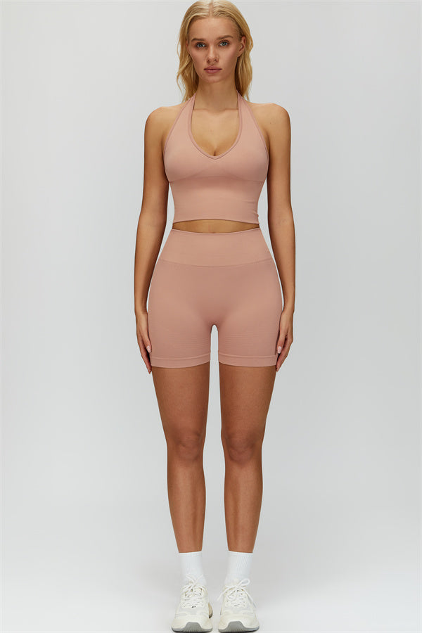 The Delight Jacket Sports Bra Shorts 3-Piece Set