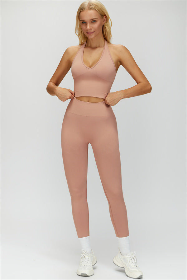 The Delight Halter Top Leggings 2-Piece Set
