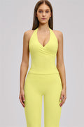 The Stride Crop Top Flared Leggings 2-Piece Set