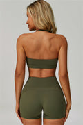The Bold Halter Sports Bra Shorts 2-Piece Set