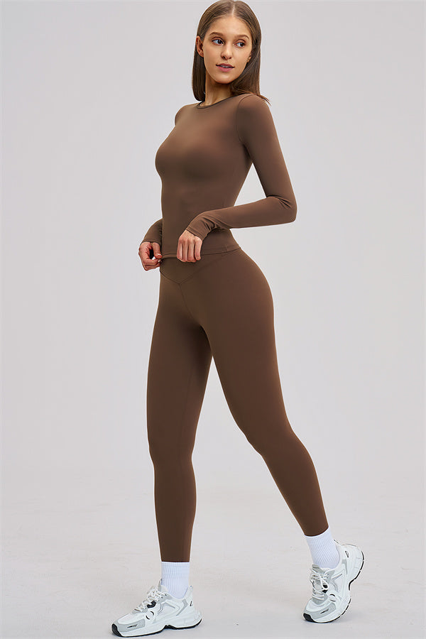 The Dynamic Long Sleeve T-shirt Leggings 2-Piece Set
