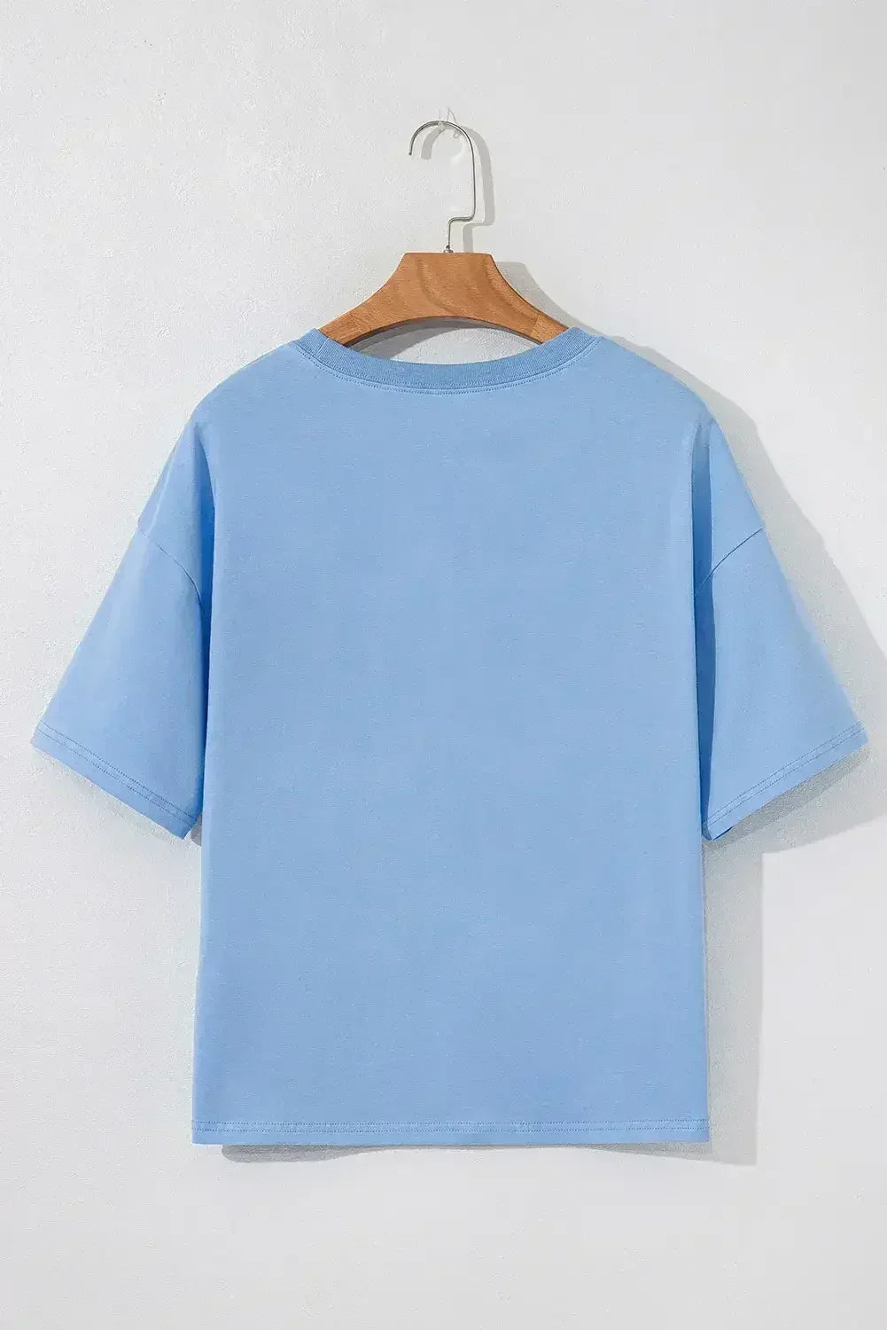 White Flag Bow Graphic Crewneck Tee