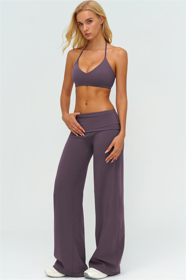 The Twirl Sports Bra Straight Leg Pants 2-Piece Set