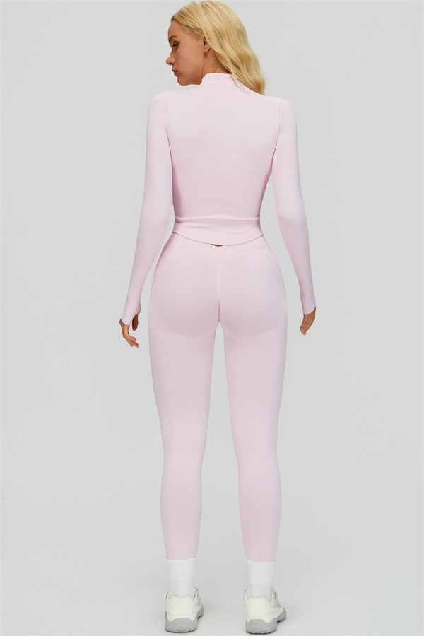 The Empower Jacket Sports Bra Leggings 3-Piece Set