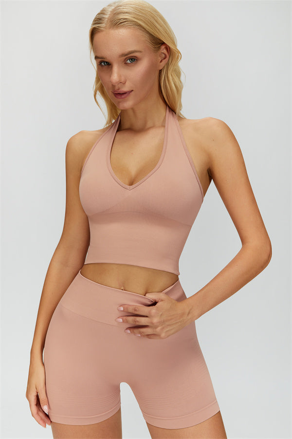 The Delight Halter Top Shorts 2-Piece Set