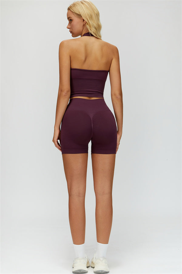 The Delight Jacket Sports Bra Shorts 3-Piece Set