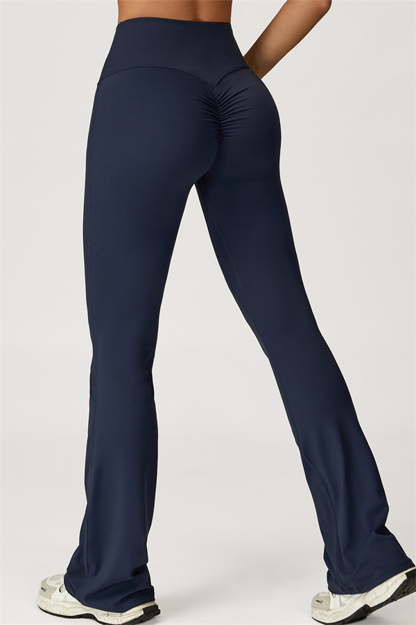 The Lily Belle Crop Top Flared Leggings 2-Piece Set