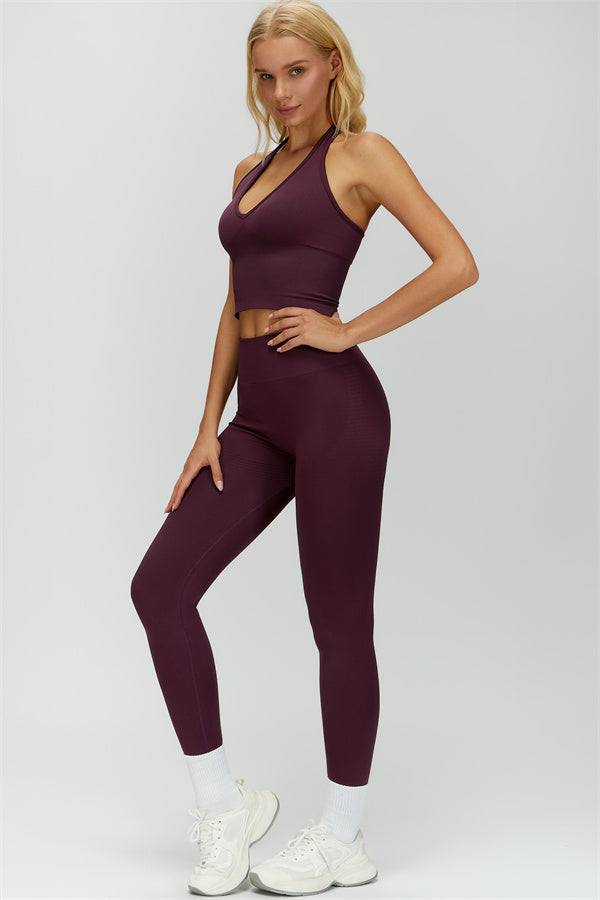 The Delight Halter Top Leggings 2-Piece Set