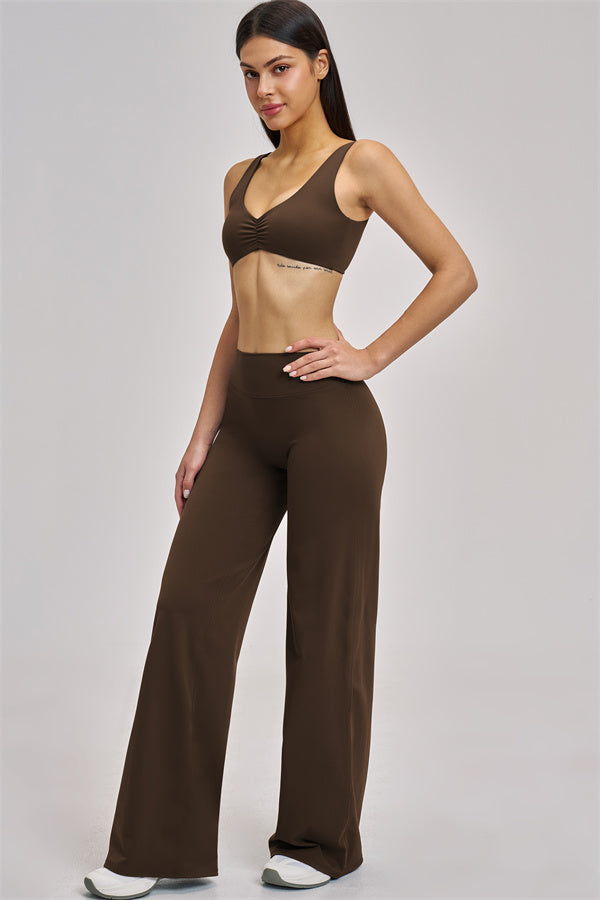The Swoon Sports Bra Flared Leggings 2-Piece Set