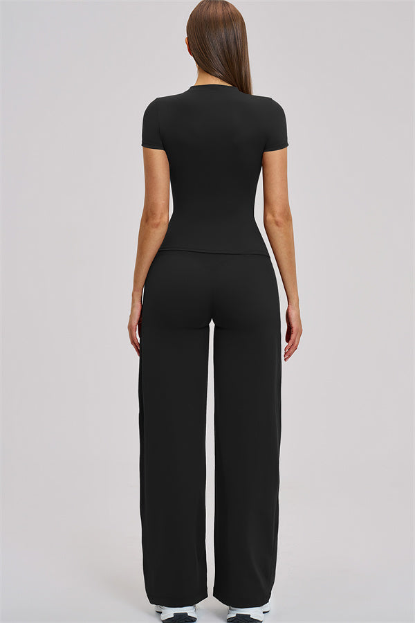 The Dynamic T-shirt Straight Leg Pants 2-Piece Set